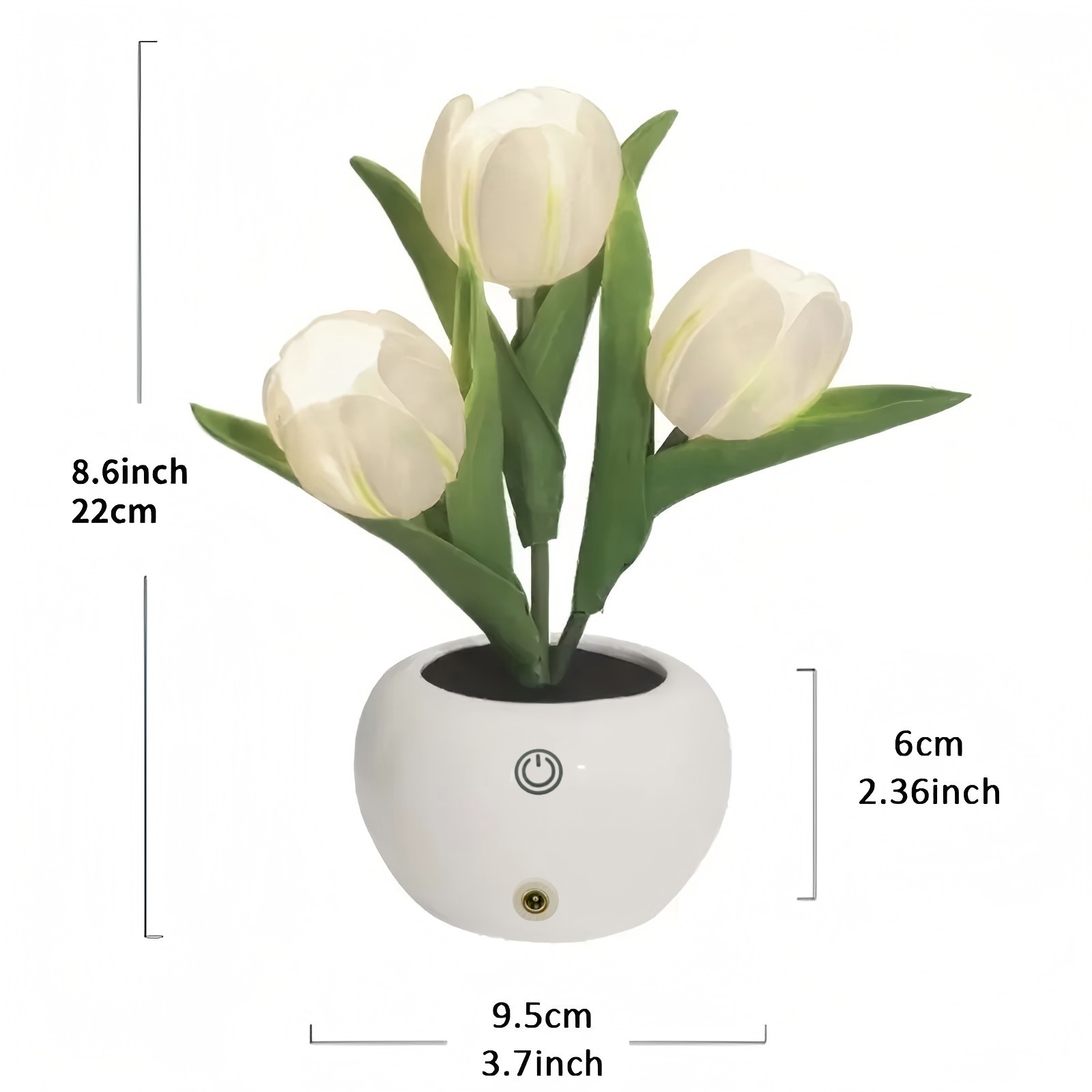 Tulip Lamp - LED Replica Tulip Table Lamp With Flower Vase For Desktop Decoration,Suitable For Home,living Room,desktop Decoration,holiday Gifts,atmosphere Decoration Lamps,Powered By USB - Image 3